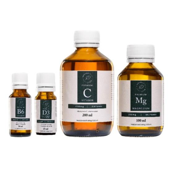 Baráthegyi Aktív Csomag Magnézium, C-vitamin, D3 és B6 Vitamin Baráthegyi Aktív Csomag Magnézium, C-vitamin, D3 és B6 Vitamin