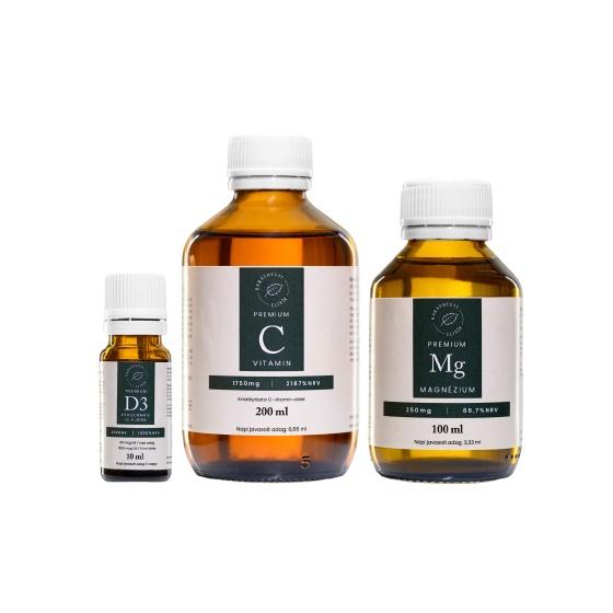 Baráthegyi legfontosabb hármas csomag - Magnézium, C- és D3 vitamin Baráthegyi legfontosabb hármas csomag - Magnézium, C- és D3 vitamin
